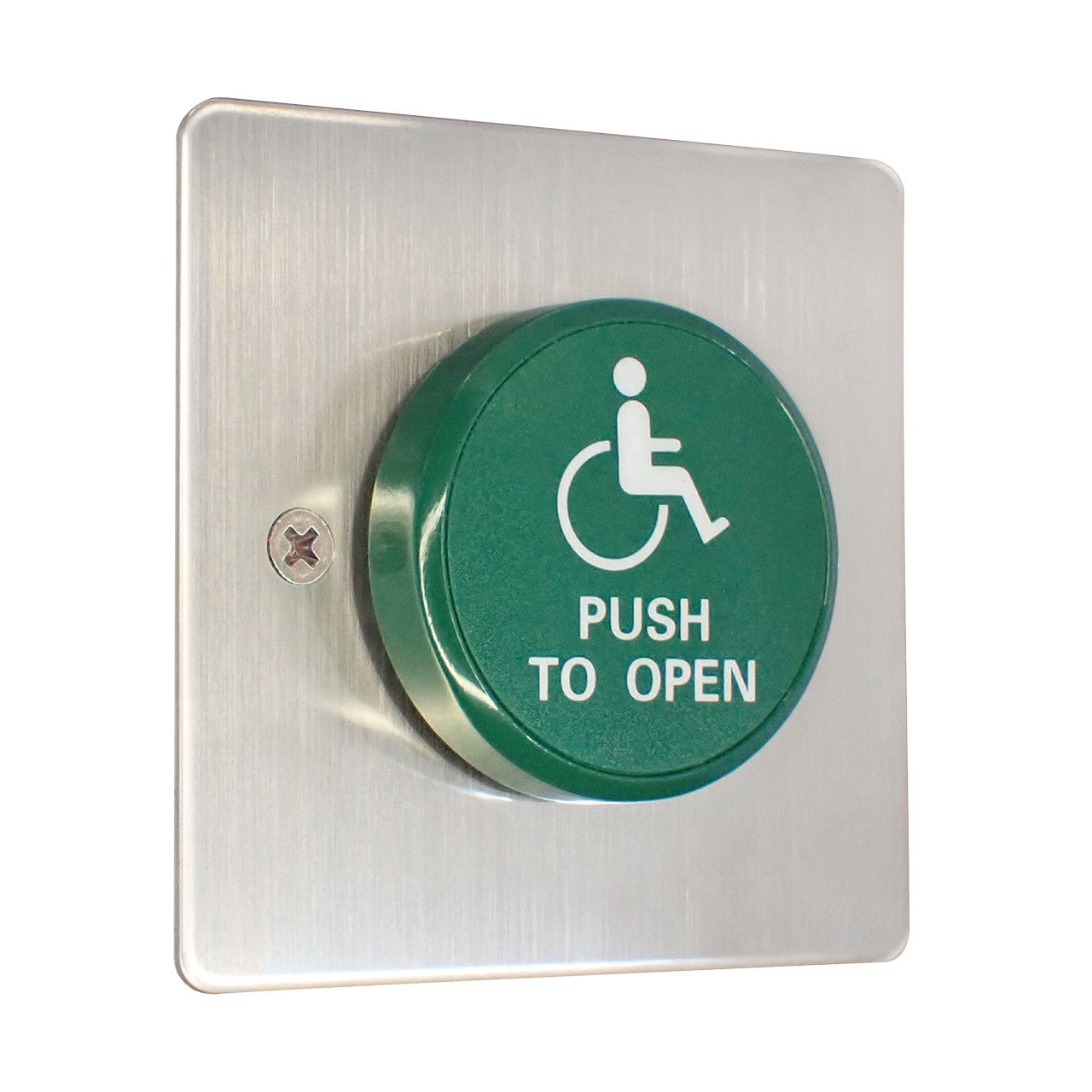 Classic Exit Button - 86x86mm - Wheelchair