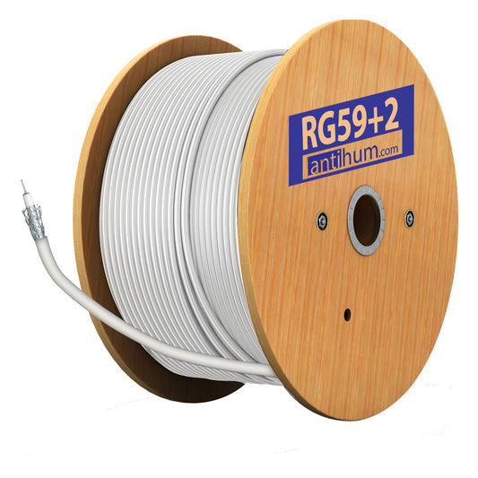 RG59 Co-ax Cable - Standard - 250m White