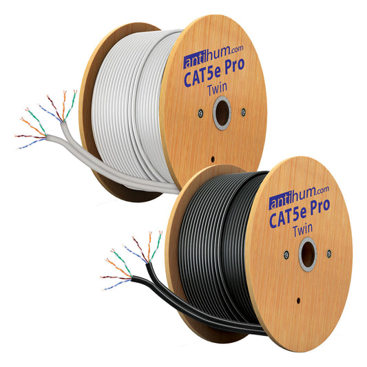 CAT5e HD Pro Cable - Twin - 200m White