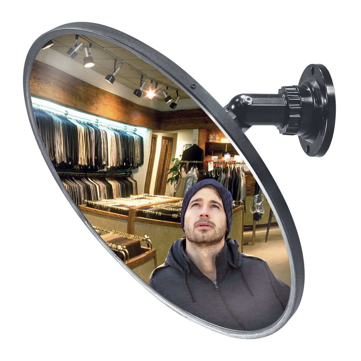 3.6mm Covert Camera Retail Mirror - 2MP - Black