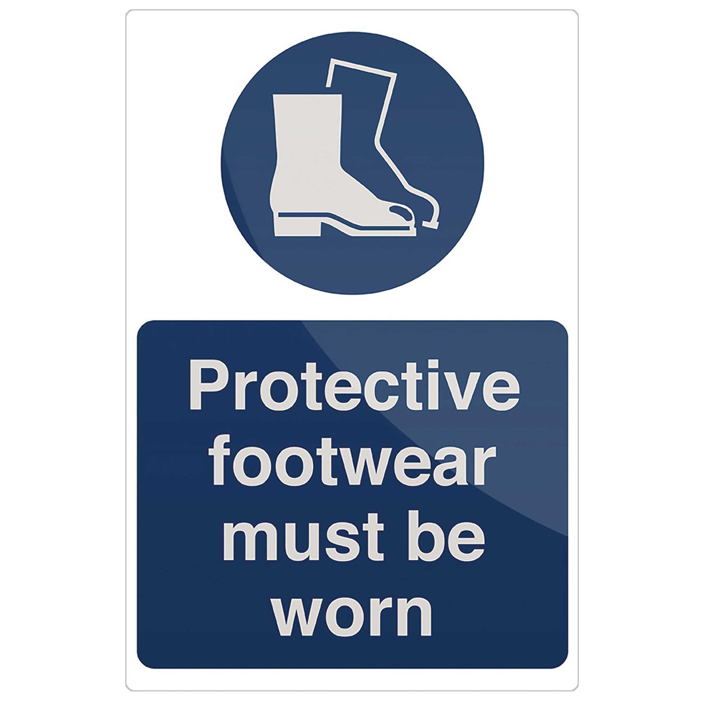 Safeguard Sign - Protective Footware - 300x200mm