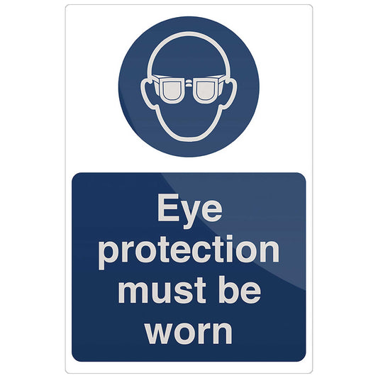 Safeguard Sign - Eye Protection - 300x200mm